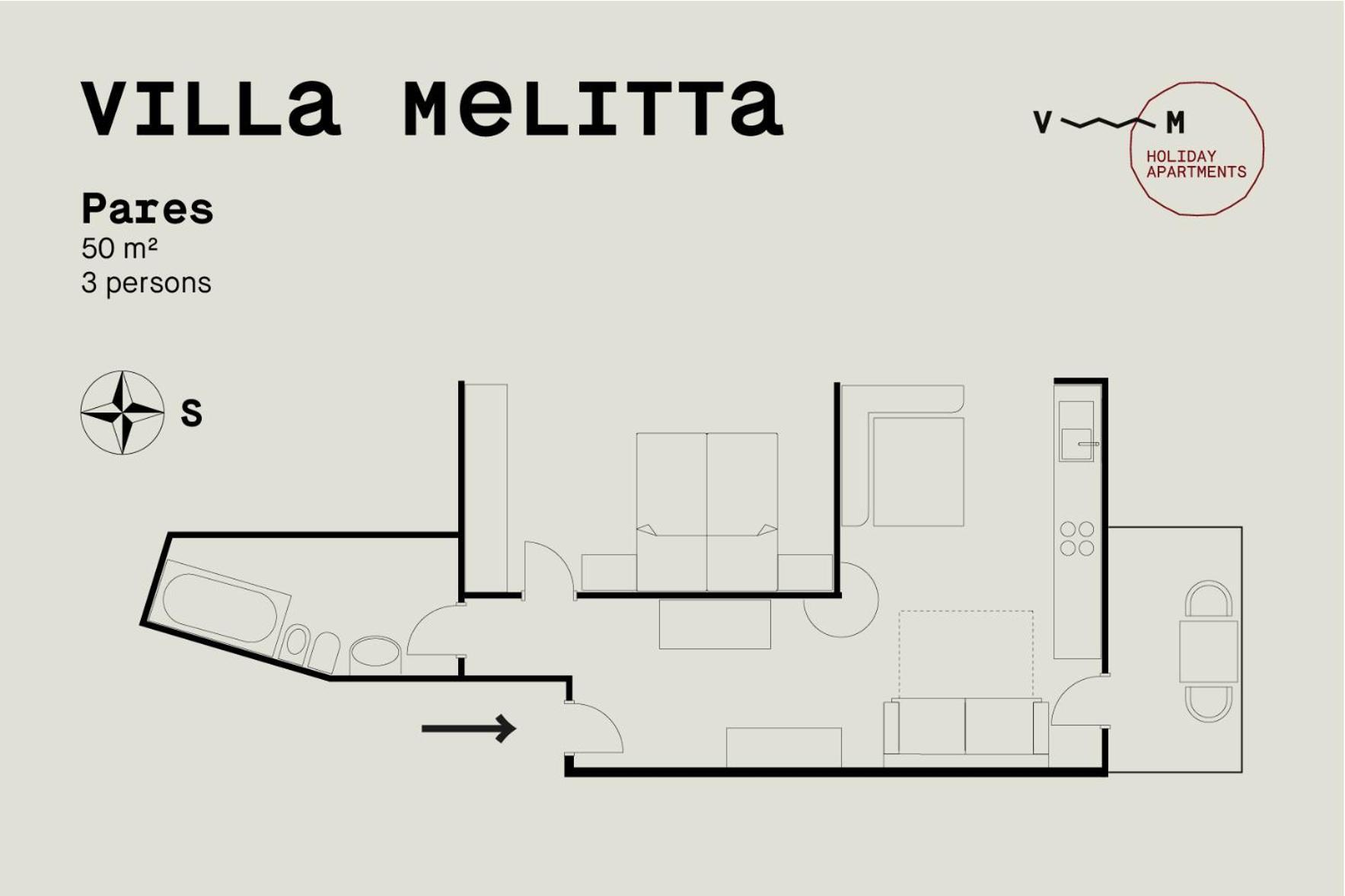 Villa Melitta San Vigilio Di Marebbe Ruang foto